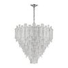 Elk Signature Diplomat 21Light Staggered Chandelier in Chrome, Large D4298